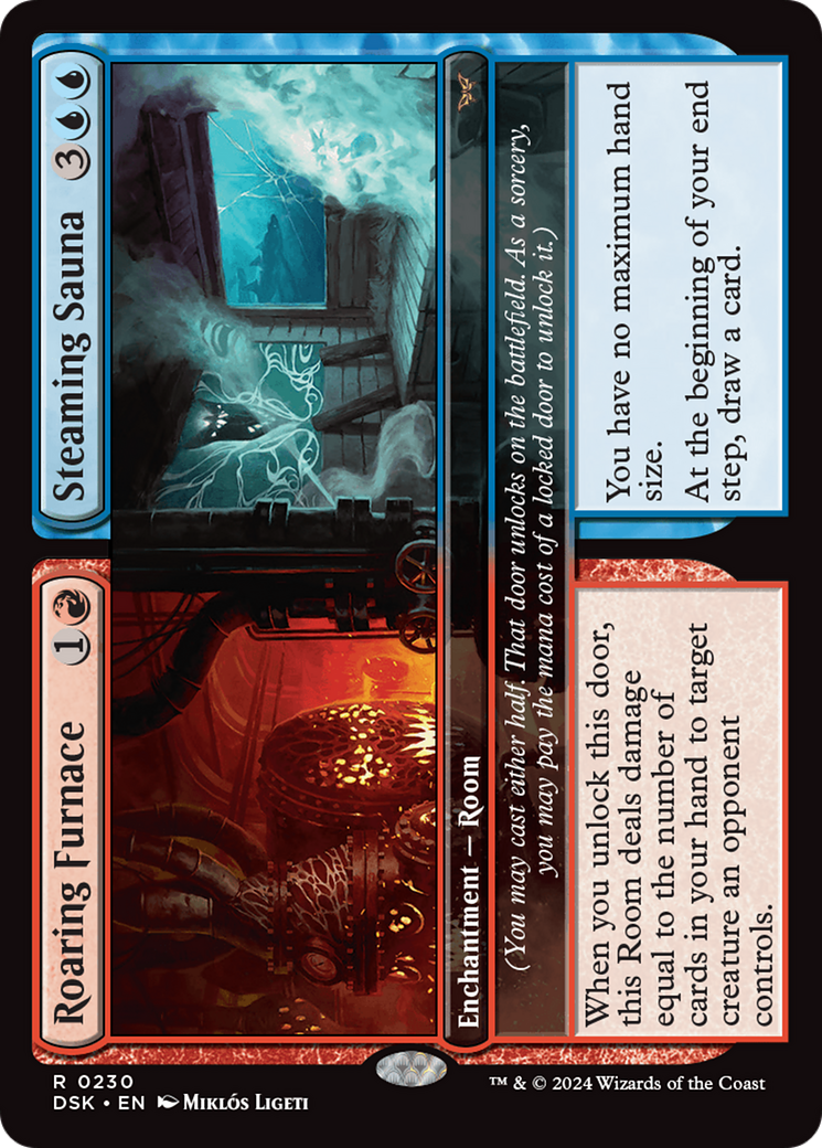 Roaring Furnace // Steaming Sauna (230) [Duskmourn: House of Horror] foil - Deck Out Gaming