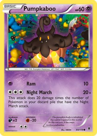 Pumpkaboo (44) [XY - Phantom Forces] Reverse Holofoil - Deck Out Gaming
