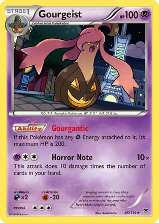 Gourgeist (45) [XY - Phantom Forces] Holofoil - Deck Out Gaming
