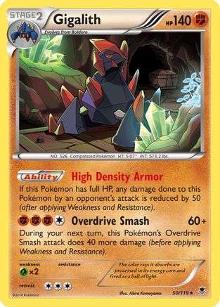 Gigalith (50) [XY - Phantom Forces] Holofoil - Deck Out Gaming
