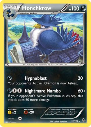 Honchkrow (52) [XY - Phantom Forces] - Deck Out Gaming
