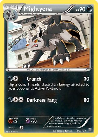 Mightyena (54) [XY - Phantom Forces] Reverse Holofoil - Deck Out Gaming