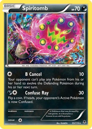 Spiritomb (55) [XY - Phantom Forces] Reverse Holofoil - Deck Out Gaming