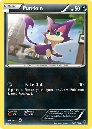 Purrloin (56) [XY - Phantom Forces] Reverse Holofoil - Deck Out Gaming