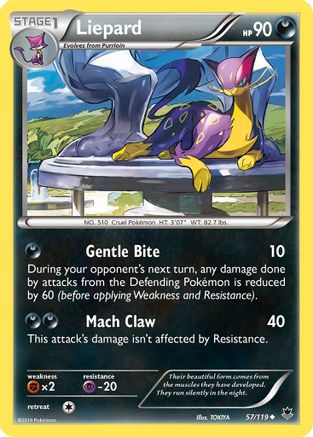 Liepard (57) [XY - Phantom Forces] - Deck Out Gaming