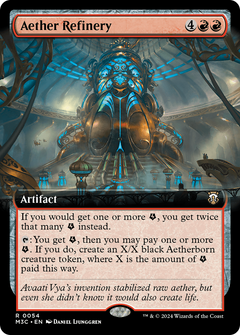 Aether Refinery (Extended Art) (54) [Modern Horizons 3 Commander] - Deck Out Gaming