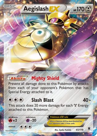 Aegislash EX (65) [XY - Phantom Forces] Holofoil - Deck Out Gaming