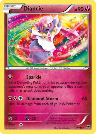 Diancie (71) [XY - Phantom Forces] Holofoil - Deck Out Gaming