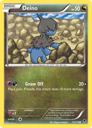 Deino (72) [XY - Phantom Forces] - Deck Out Gaming