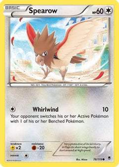 Spearow (78) [XY - Phantom Forces] Reverse Holofoil - Deck Out Gaming