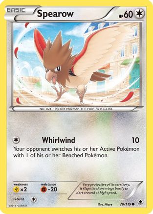 Spearow (78) [XY - Phantom Forces] Reverse Holofoil - Deck Out Gaming