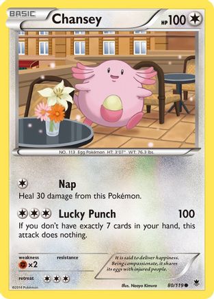 Chansey (80) [XY - Phantom Forces] Reverse Holofoil - Deck Out Gaming