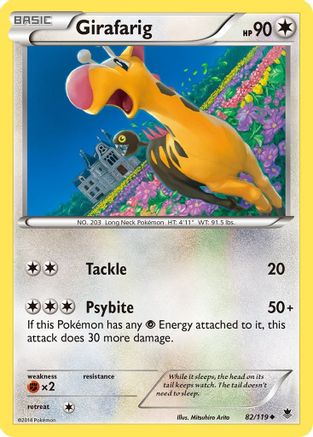 Girafarig (82) [XY - Phantom Forces] - Deck Out Gaming