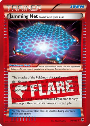 Jamming Net (98) [XY - Phantom Forces] Holofoil - Deck Out Gaming