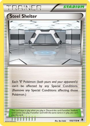 Steel Shelter (105) [XY - Phantom Forces] Reverse Holofoil - Deck Out Gaming