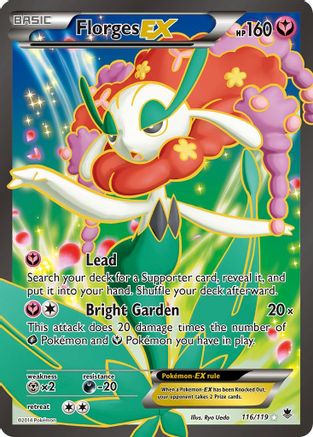 Florges EX (116 Full Art) (116) [XY - Phantom Forces] Holofoil - Deck Out Gaming