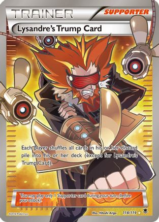 Lysandre's Trump Card (118 Full Art) (118) [XY - Phantom Forces] Holofoil - Deck Out Gaming
