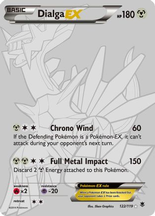 Dialga EX (122 Secret Rare) (122) [XY - Phantom Forces] Holofoil - Deck Out Gaming