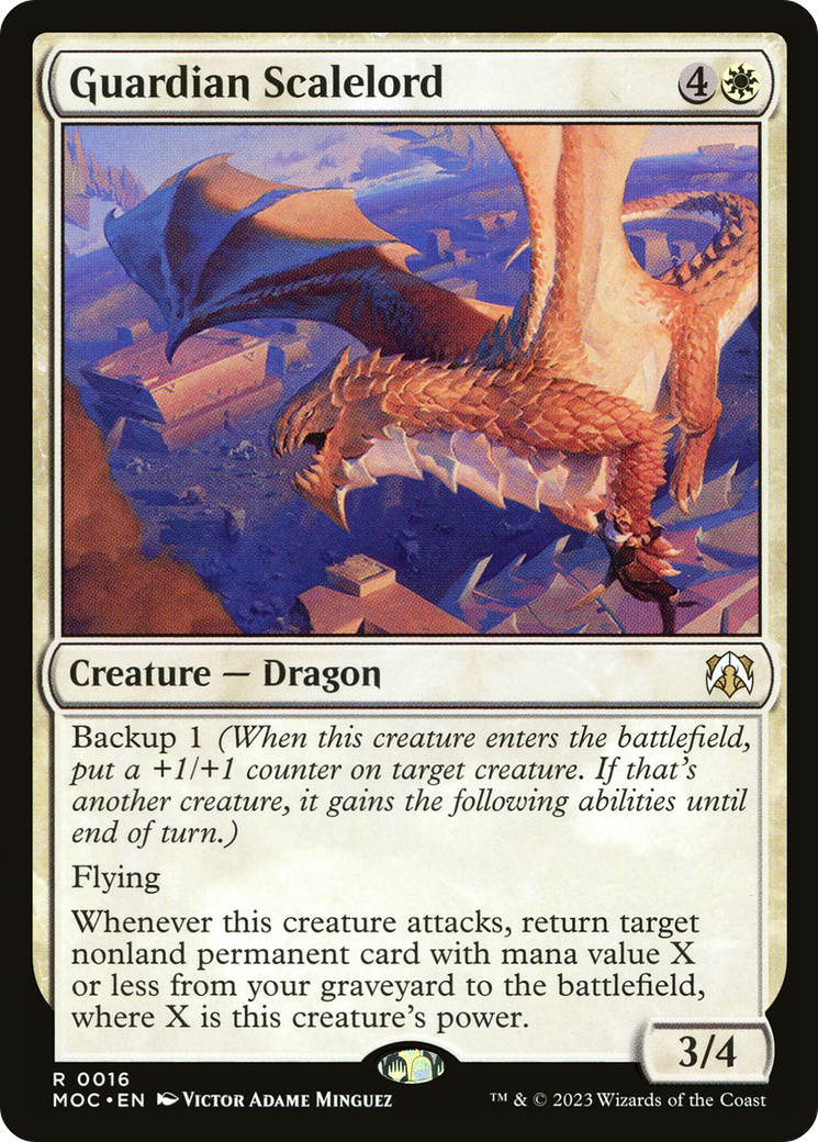 Guardian Scalelord (16) [March of the Machine Commander] - Deck Out Gaming