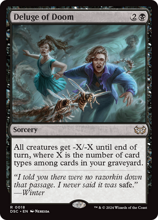 Deluge of Doom (18) [Duskmourn: House of Horror Commander] - Deck Out Gaming