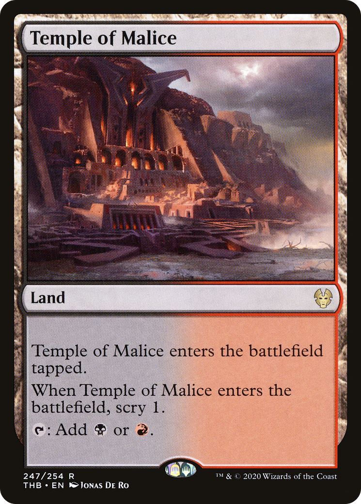 Temple of Malice (247) [Theros Beyond Death] foil - Deck Out Gaming