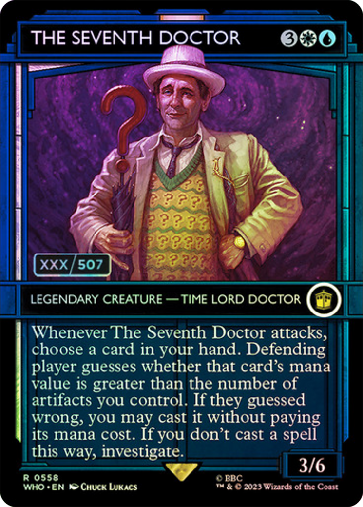 The Seventh Doctor (Serial Numbered) (558) [Doctor Who] foil - Deck Out Gaming