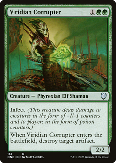Viridian Corrupter (113) [Commander: Phyrexia: All Will Be One] - Deck Out Gaming