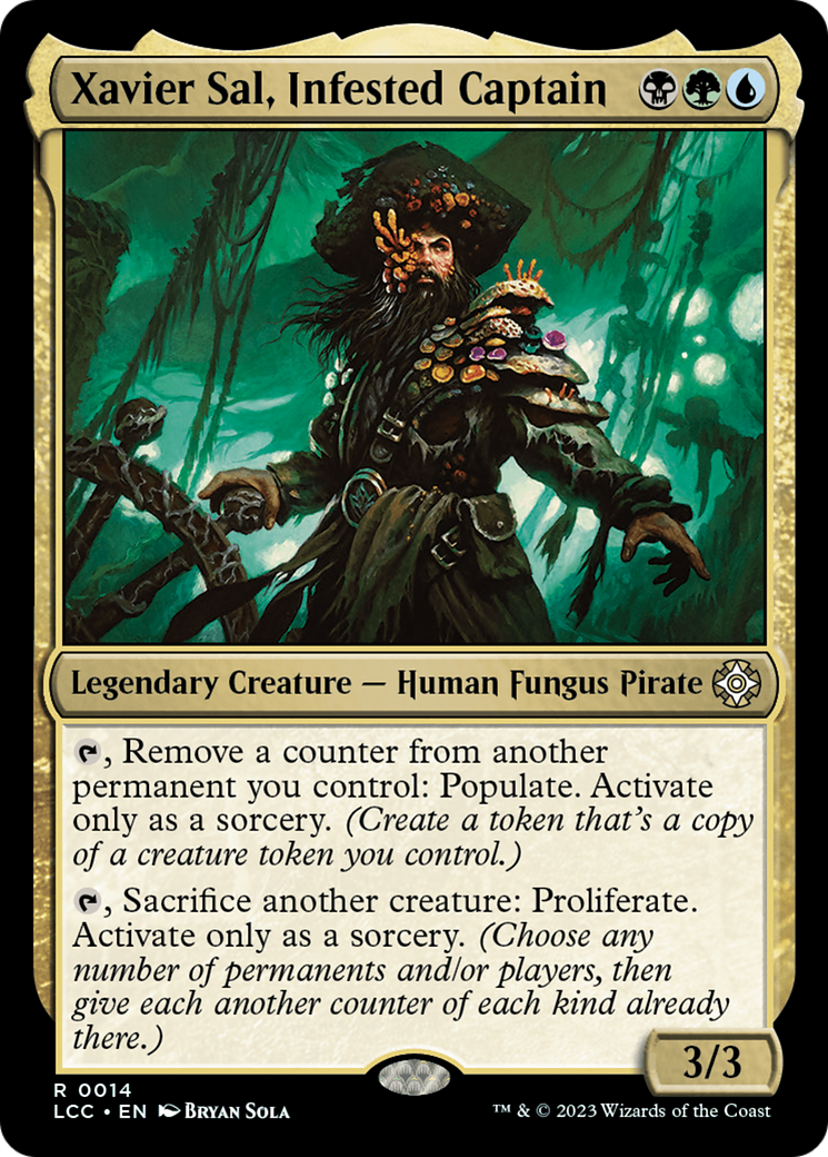 Xavier Sal, Infested Captain (14) [The Lost Caverns of Ixalan Commander] foil - Deck Out Gaming