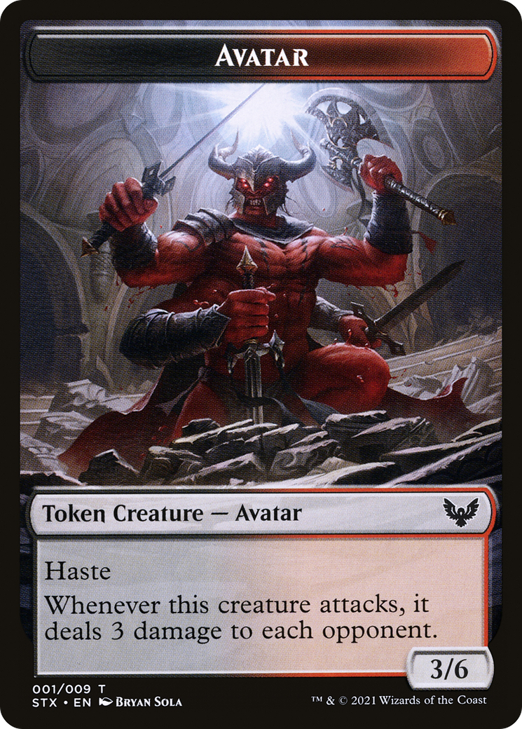 Avatar (1) [Strixhaven: School of Mages Tokens] foil - Deck Out Gaming