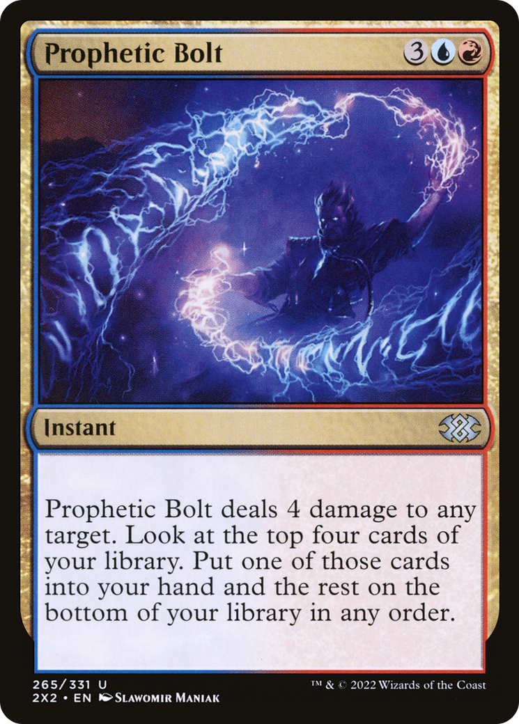 Prophetic Bolt (265) [Double Masters 2022] - Deck Out Gaming
