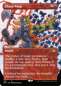 Chaos Warp (Borderless) (359) [Double Masters 2022] foil - Deck Out Gaming