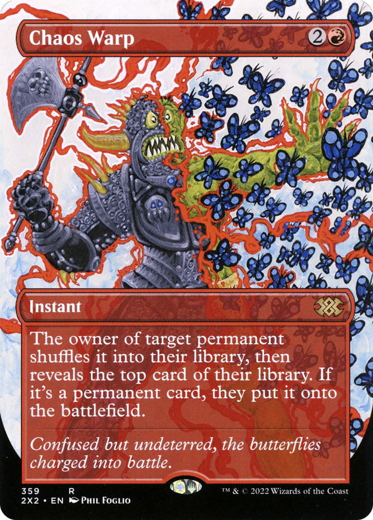 Chaos Warp (Borderless) (359) [Double Masters 2022] - Deck Out Gaming