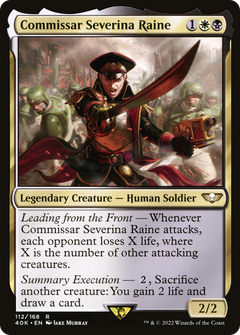 Commissar Severina Raine (112) [Universes Beyond: Warhammer 40,000] - Deck Out Gaming