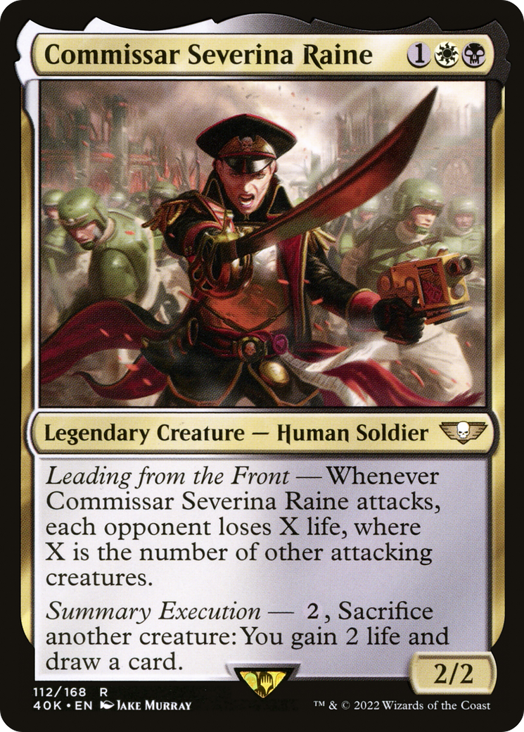 Commissar Severina Raine (112) [Universes Beyond: Warhammer 40,000] - Deck Out Gaming