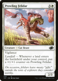Prowling Felidar (229) [Jumpstart 2022] - Deck Out Gaming