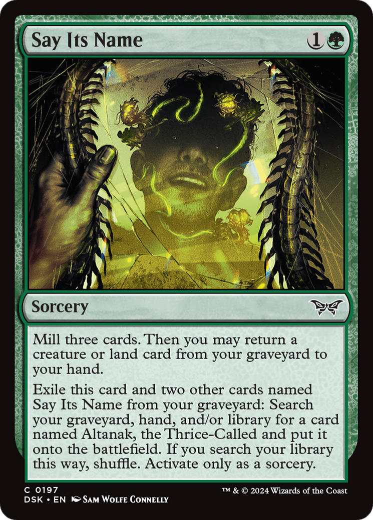 Say Its Name (197) [Duskmourn: House of Horror] foil - Deck Out Gaming