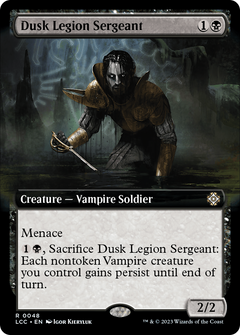 Dusk Legion Sergeant (Extended Art) (48) [The Lost Caverns of Ixalan Commander] - Deck Out Gaming