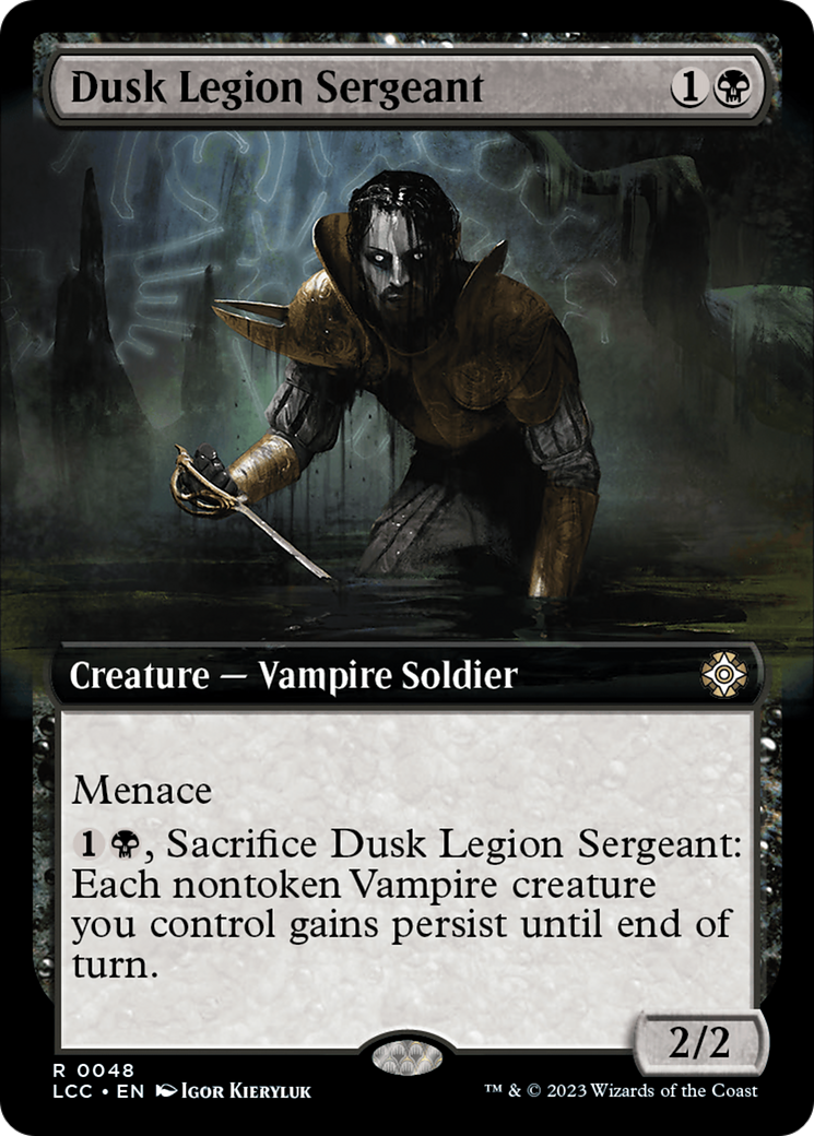 Dusk Legion Sergeant (Extended Art) (48) [The Lost Caverns of Ixalan Commander] - Deck Out Gaming