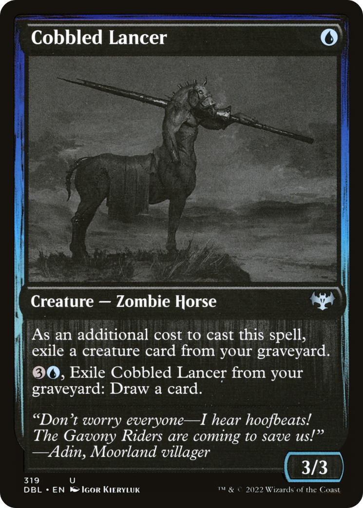 Cobbled Lancer (319) [Innistrad: Double Feature] foil - Deck Out Gaming