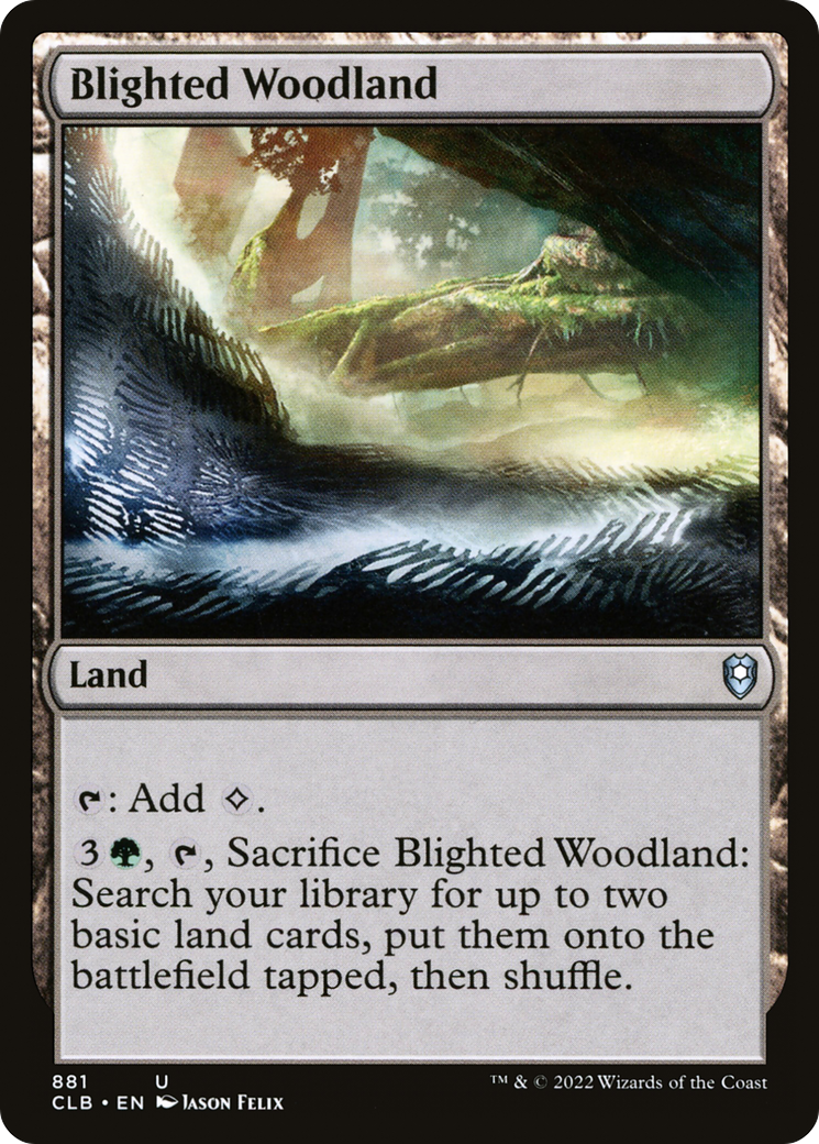 Blighted Woodland (881) [Commander Legends: Battle for Baldur's Gate] - Deck Out Gaming
