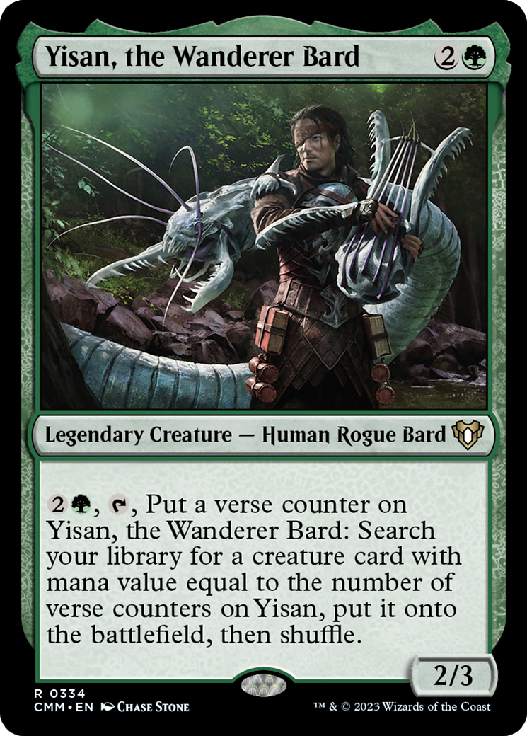 Yisan, the Wanderer Bard (334) [Commander Masters] - Deck Out Gaming