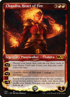Chandra, Heart of Fire (Showcase) (301) [Core Set 2021] - Deck Out Gaming