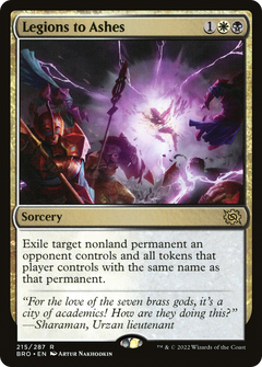 Legions to Ashes (215) [The Brothers' War] foil - Deck Out Gaming