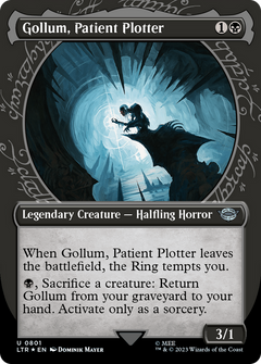 Gollum, Patient Plotter (Showcase) (Surge Foil) (801) [The Lord of the Rings: Tales of Middle-earth] foil - Deck Out Gaming