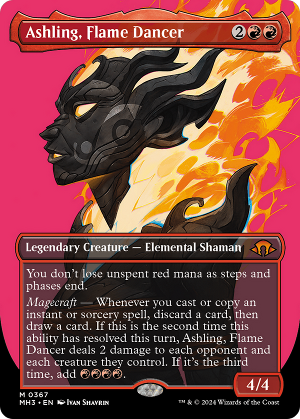 Ashling, Flame Dancer (Borderless) (367) [Modern Horizons 3] - Deck Out Gaming