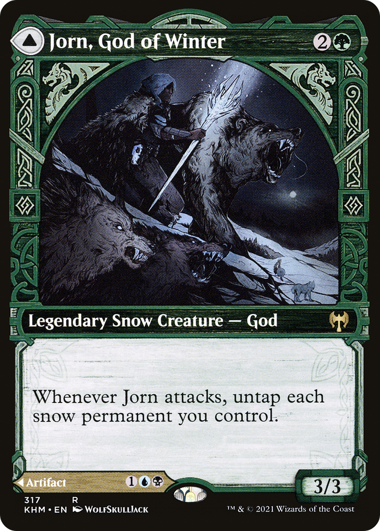 Jorn, God of Winter // Kaldring, the Rimestaff (317) [Kaldheim] - Deck Out Gaming