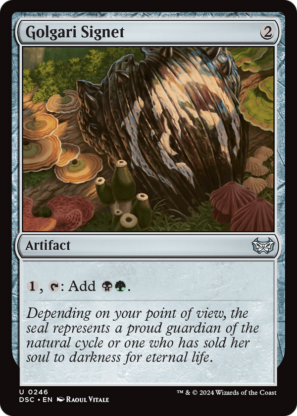 Golgari Signet (246) [Duskmourn: House of Horror Commander] - Deck Out Gaming