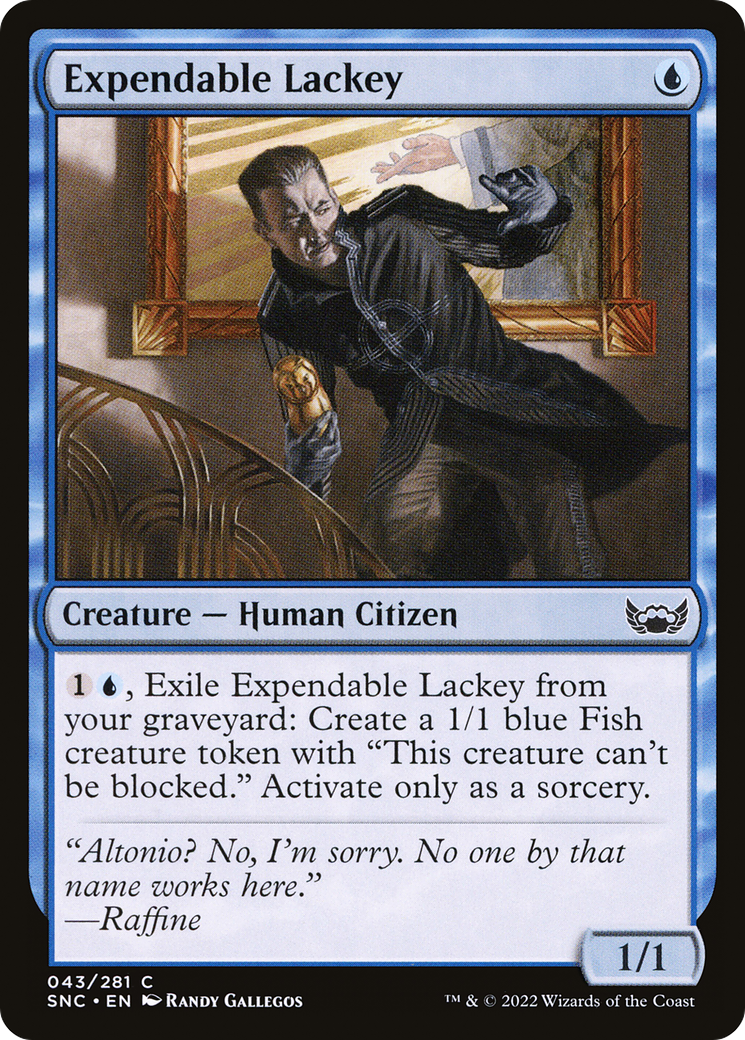 Expendable Lackey (43) [Streets of New Capenna] - Deck Out Gaming