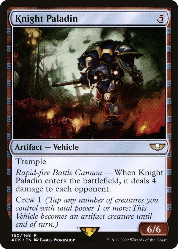 Knight Paladin (160) [Warhammer 40,000 Commander] - Deck Out Gaming