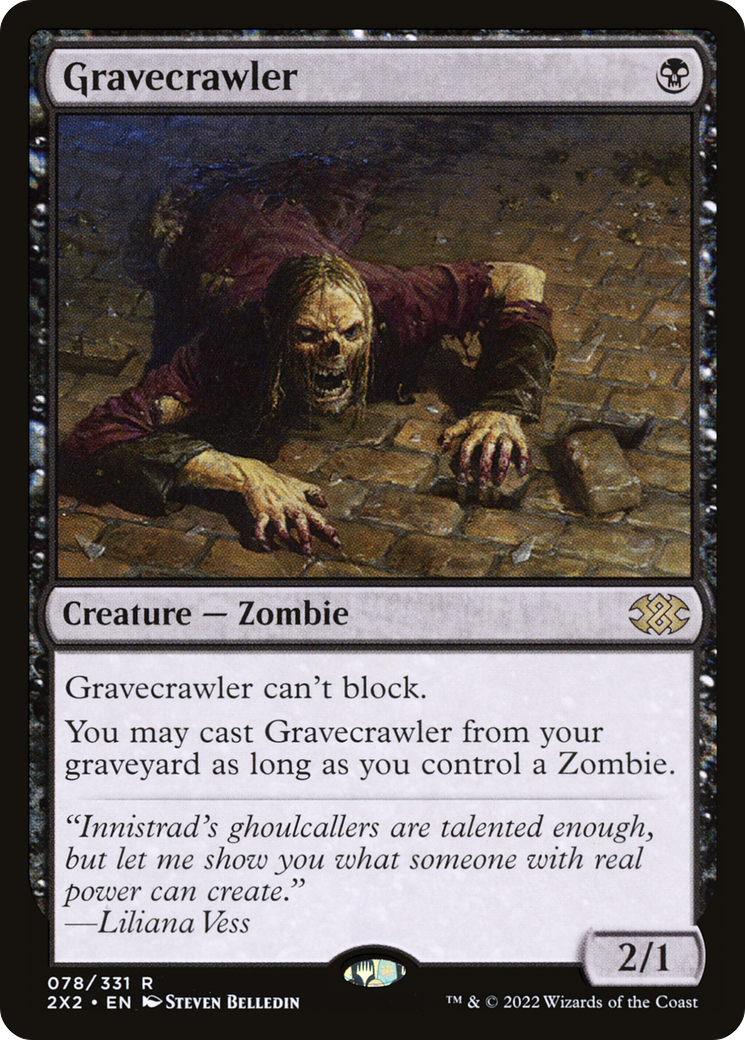Gravecrawler (78) [Double Masters 2022] foil - Deck Out Gaming
